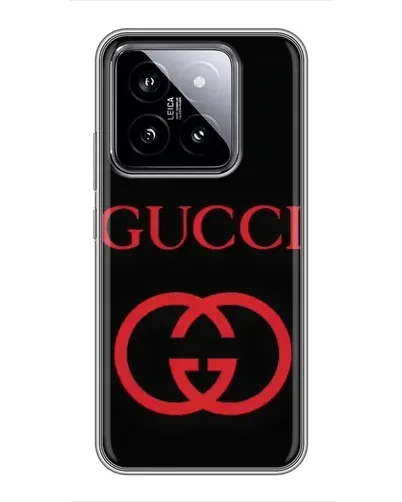 Чехол для Xiaomi 14 с картинкой «Gucci — красный логотип» Чехол для Xiaomi 14 с картинкой «Gucci — красный логотип»