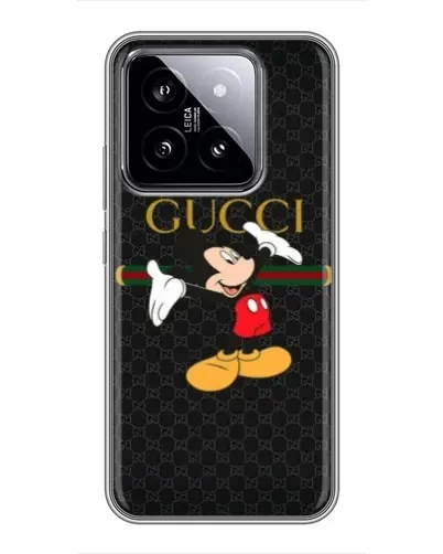 Чехол для Xiaomi 14 с картинкой «Микки Маус Gucci» Чехол для Xiaomi 14 с картинкой «Микки Маус Gucci»