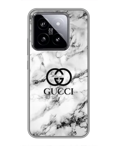 Чехол для Xiaomi 14 с картинкой «Gucci — мраморный шик» Чехол для Xiaomi 14 с картинкой «Gucci — мраморный шик»