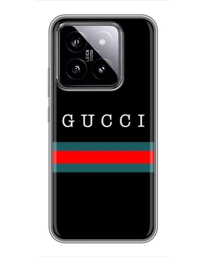 Чехол для Xiaomi 14 с картинкой «Gucci — красный пояс» Чехол для Xiaomi 14 с картинкой «Gucci — красный пояс»