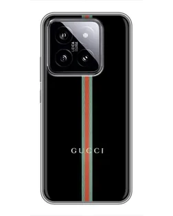 Чохол для Xiaomi 14 з картинкою «Gucci — строга лінія» Чохол для Xiaomi 14 з картинкою «Gucci — строга лінія»