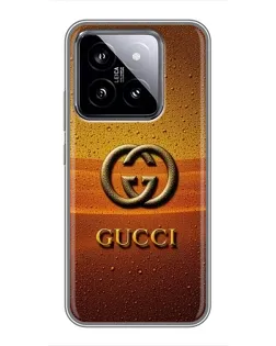 Чохол для Xiaomi 14 з картинкою «Gucci — сонячний градієнт» Чохол для Xiaomi 14 з картинкою «Gucci — сонячний градієнт»
