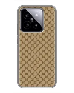 Чохол для Xiaomi 14 з картинкою «Gucci — класичний беж» Чохол для Xiaomi 14 з картинкою «Gucci — класичний беж»