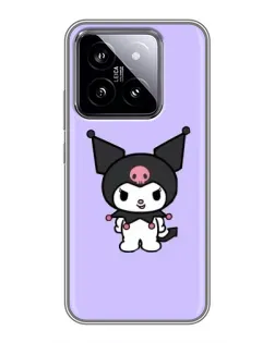 Чохол для Xiaomi 14 з картинкою «Kuromi — ніжний фіолетовий»