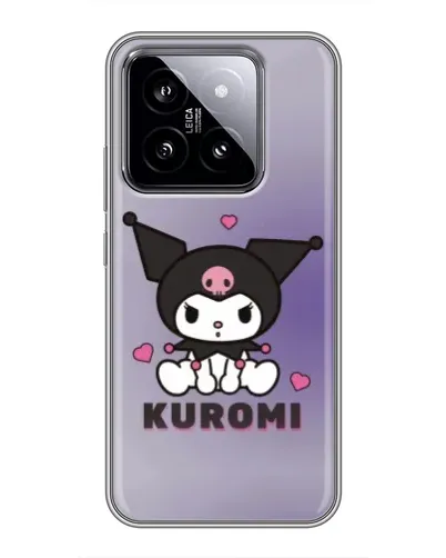 Чехол для Xiaomi 14 с картинкой «Kuromi — фиолетовый арт» Чехол для Xiaomi 14 с картинкой «Kuromi — фиолетовый арт»
