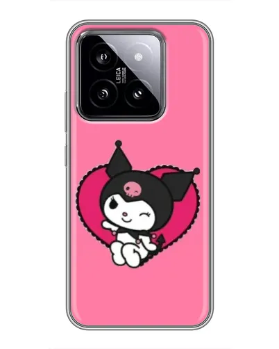 Чехол для Xiaomi 14 с картинкой «Kuromi — любовь в сердце» Чехол для Xiaomi 14 с картинкой «Kuromi — любовь в сердце»