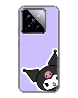 Чохол для Xiaomi 14 з картинкою «Кумедна Kuromi»