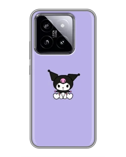 Чехол для Xiaomi 14 с картинкой «Kuromi — фиолетовый минимализм» Чехол для Xiaomi 14 с картинкой «Kuromi — фиолетовый минимализм»