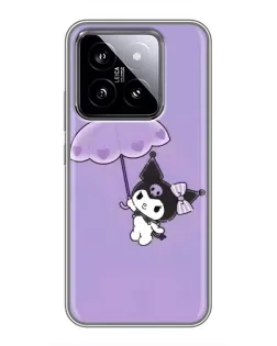 Чохол для Xiaomi 14 з картинкою «Kuromi з парасолькою»