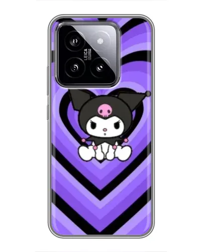 Чехол для Xiaomi 14 с картинкой «Kuromi и фиолетовые сердца» Чехол для Xiaomi 14 с картинкой «Kuromi и фиолетовые сердца»