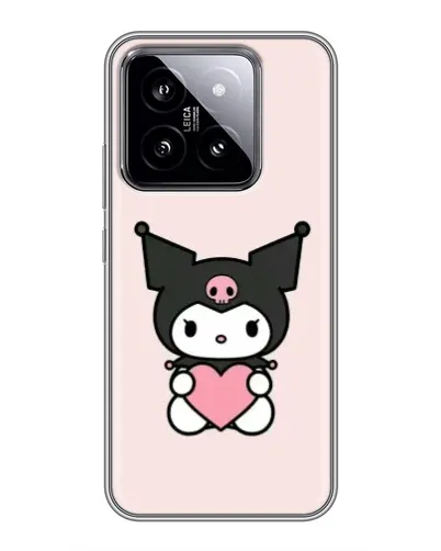 Чехол для Xiaomi 14 с картинкой «Kuromi и сердце» Чехол для Xiaomi 14 с картинкой «Kuromi и сердце»