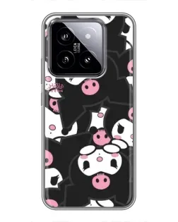 Чохол для Xiaomi 14 з картинкою «Kuromi з сердечком»