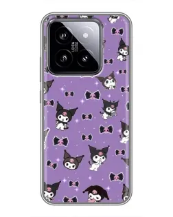 Чохол для Xiaomi 14 з картинкою «Kuromi — патерн»