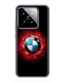 Чохол для Xiaomi 14 з картинкою «Логотип BMW — спалах»
