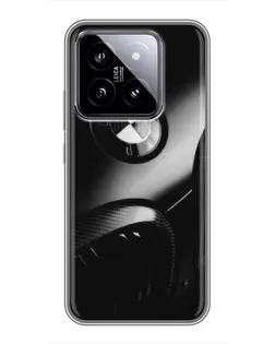 Чохол для Xiaomi 14 з картинкою «Емблема BMW — макро»