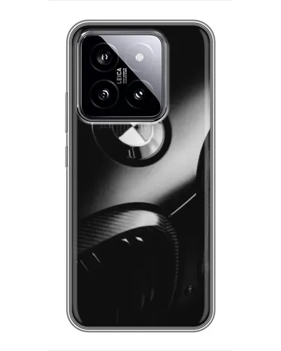 Чохол для Xiaomi 14 з картинкою «Емблема BMW — макро»