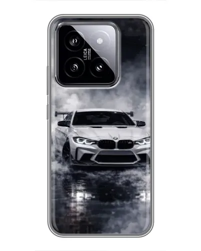 Чохол для Xiaomi 14 з картинкою «BMW крізь туман»