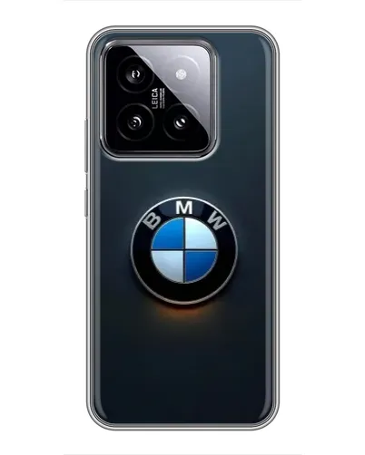 Чохол для Xiaomi 14 з картинкою «Логотип BMW — мінімалізм»