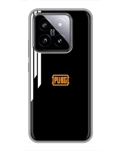 Чохол для Xiaomi 14 з картинкою «PUBG — вертикальні лінії»