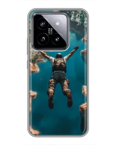 Чохол для Xiaomi 14 з картинкою «PUBG — вільне падіння»