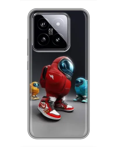 Чехол для Xiaomi 14 с картинкой «Among Us — 3D стиль»
