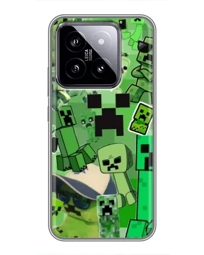 Чохол для Xiaomi 14 з картинкою «Кріпери Minecraft»