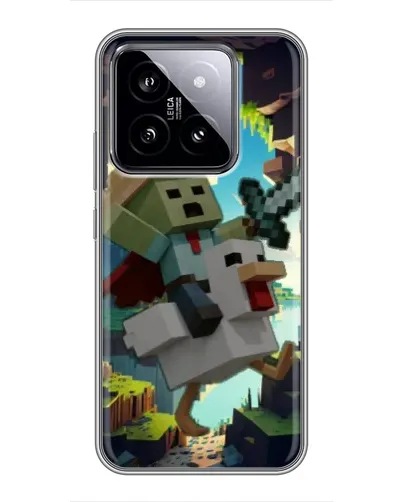 Чохол для Xiaomi 14 з картинкою «Стів та гусь»