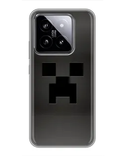 Чохол для Xiaomi 14 з картинкою «Чорний кріпер градієнт»