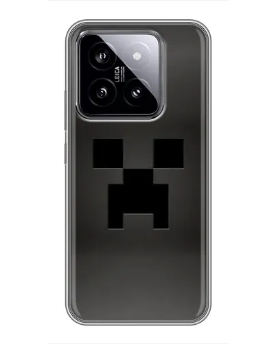 Чохол для Xiaomi 14 з картинкою «Чорний кріпер градієнт»