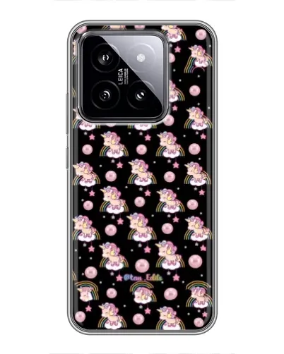 Чехол для Xiaomi 14 с картинкой «Magic Unicorn паттерн»