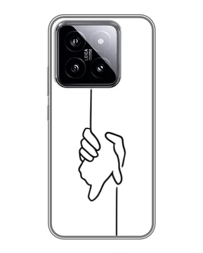 Чохол для Xiaomi 14 з картинкою «Рука тримає»