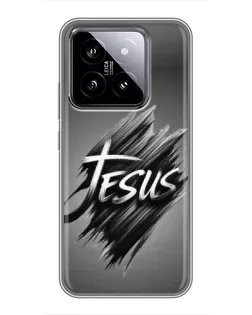 Чохол для Xiaomi 14 з картинкою «Напис Jesus Graffiti»