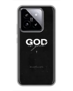 Чохол для Xiaomi 14 з картинкою «GOD — Бог над усім»