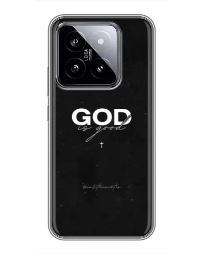 Чохол для Xiaomi 14 з картинкою «GOD — Бог над усім»