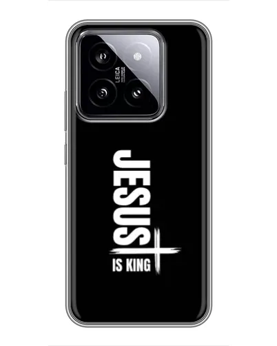 Чохол для Xiaomi 14 з картинкою «Вертикаль віри Jesus»