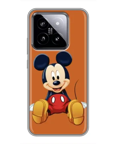 Чехол для Xiaomi 14 с картинкой «Микки отдыхает»