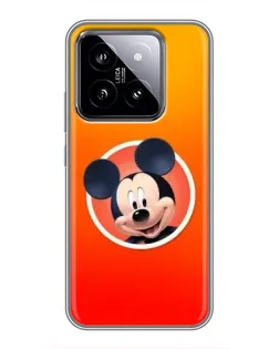 Чехол для Xiaomi 14 с картинкой «Mickey в круге»