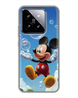 Чехол для Xiaomi 14 с картинкой «Mickey и мыльные пузыри» Чехол для Xiaomi 14 с картинкой «Mickey и мыльные пузыри»