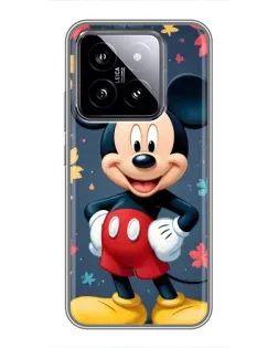 Чехол для Xiaomi 14 с картинкой «Осенний Mickey Mouse»