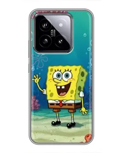 Чехол для Xiaomi 14 с картинкой «Подводный привет»