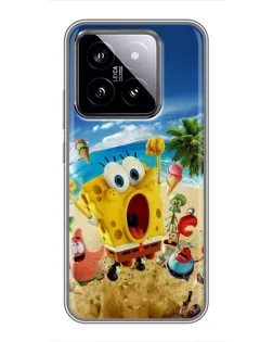 Чехол для Xiaomi 14 с картинкой «Развлечения на пляже»