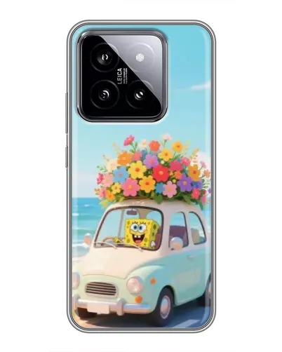 Чехол для Xiaomi 14 с картинкой «Автомобильное путешествие»