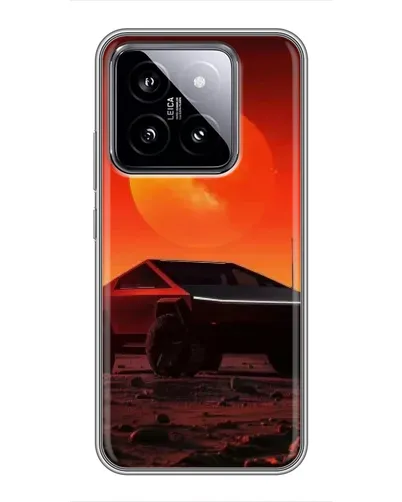 Чохол для Xiaomi 14 з картинкою «Cybertruck на Марсі»