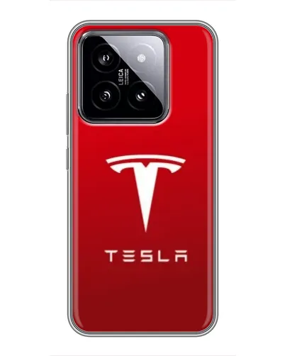 Чохол для Xiaomi 14 з картинкою «Tesla Red Classic»