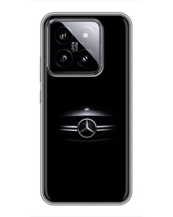 Чехол для Xiaomi 14 с картинкой «Mercedes — абстрактные линии»