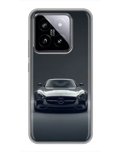 Чехол для Xiaomi 14 с картинкой «Mercedes на черном» Чехол для Xiaomi 14 с картинкой «Mercedes на черном»