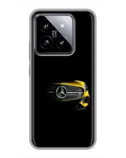Чехол для Xiaomi 14 с картинкой «Mercedes — ретро стиль»