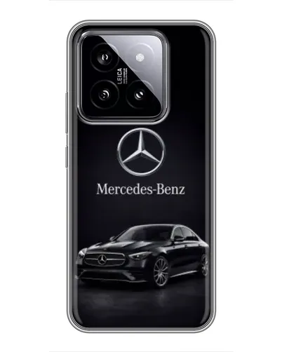 Чехол для Xiaomi 14 с картинкой «Mercedes — решетка радиатора» Чехол для Xiaomi 14 с картинкой «Mercedes — решетка радиатора»