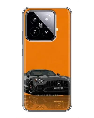 Чехол для Xiaomi 14 с картинкой «Оранжевый Mercedes AMG» Чехол для Xiaomi 14 с картинкой «Оранжевый Mercedes AMG»