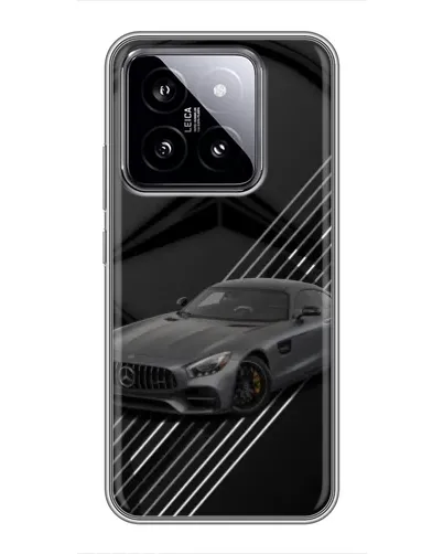 Чехол для Xiaomi 14 с картинкой «Mercedes AMG — графика» Чехол для Xiaomi 14 с картинкой «Mercedes AMG — графика»